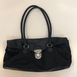 Black Prada Shoulder Purse